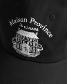 Made in Canada 100% Cotton Maison Baseball Hat Black - Province of Canada 