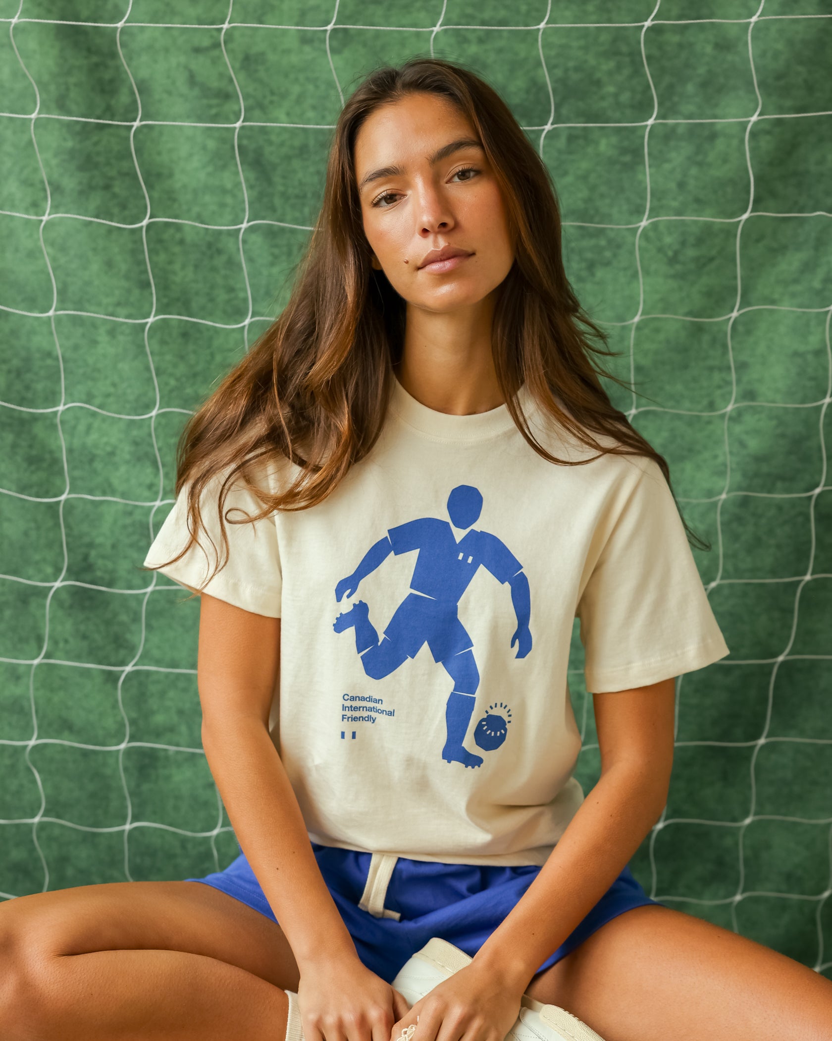 Made in Canada 100% Organic Cotton International Friendly Mascot Tee Natural - Unisex - Province of Canada