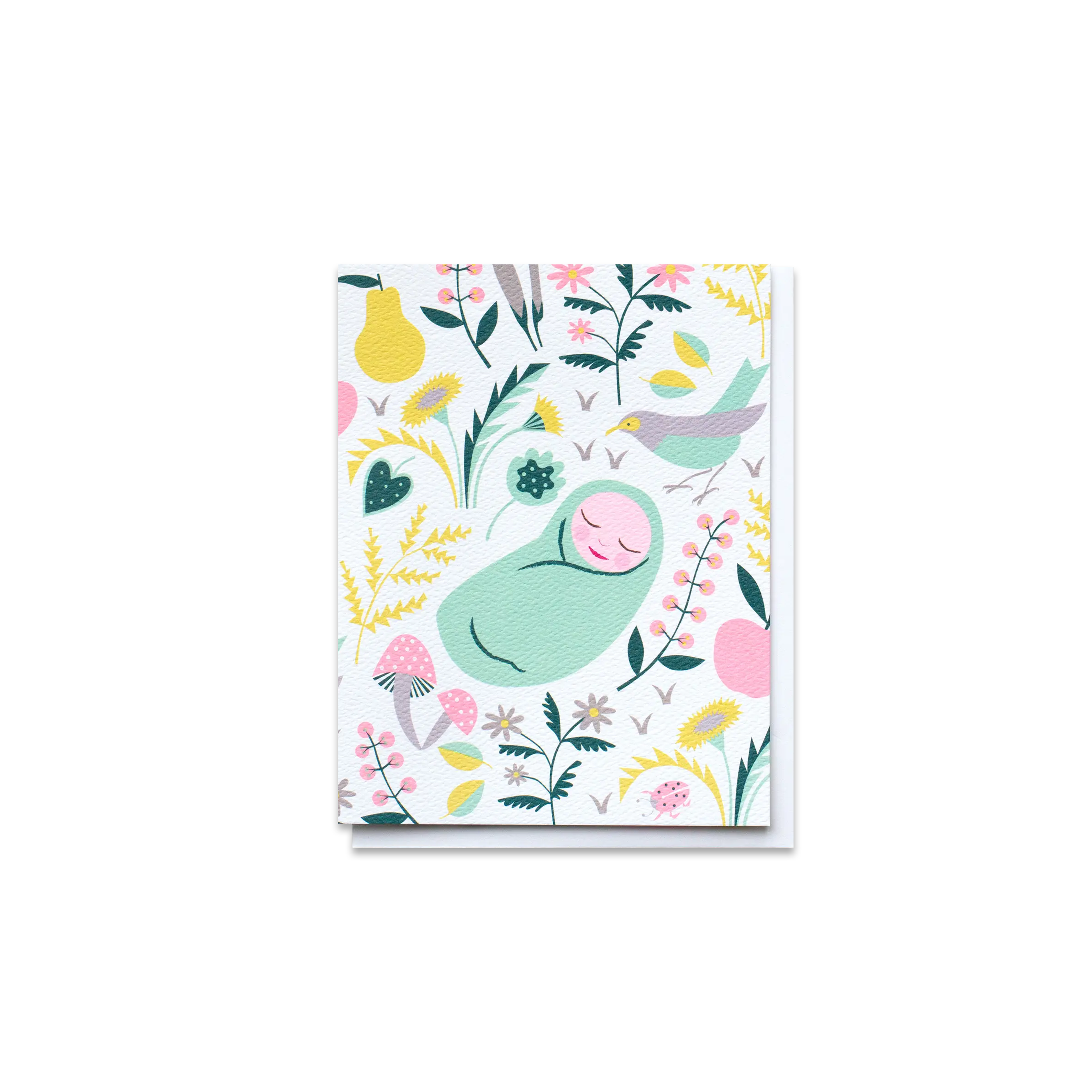 Meadow Baby Newborn Greeting Card - Made in Canada - Province of Canada