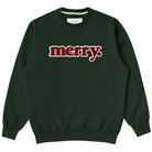 Made in Canada Christmas Fleece Merry Sweatshirt Forest Unisex - Province of Canada