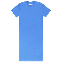 Made in Canada Organic Cotton Midi T-Shirt Dress Super Blue - Province of Canada