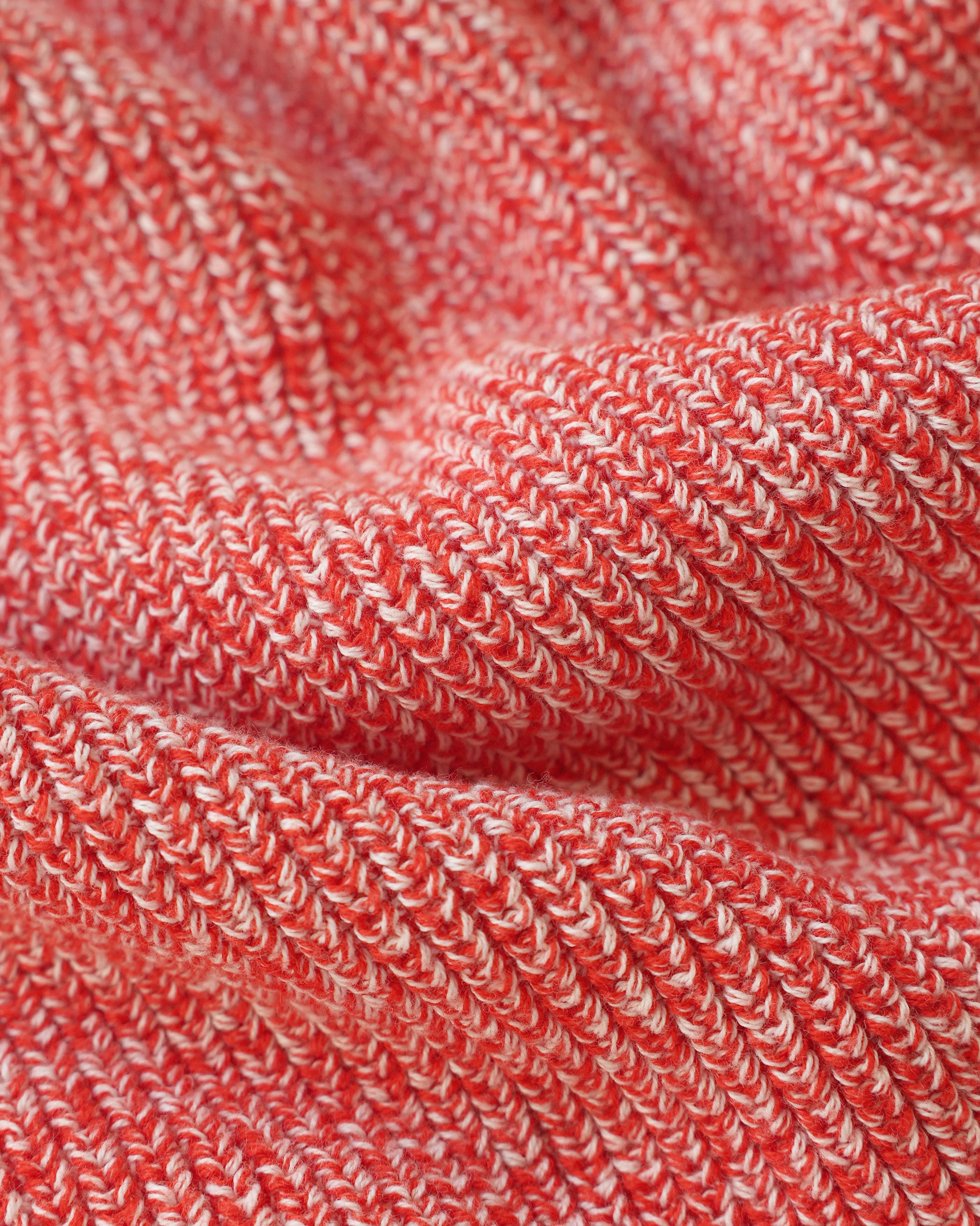 Made in Canada 100% Cotton Knit Sweater Heather Red - Unisex - Province of Canada
