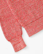 Made in Canada 100% Cotton Knit Sweater Heather Red - Unisex - Province of Canada