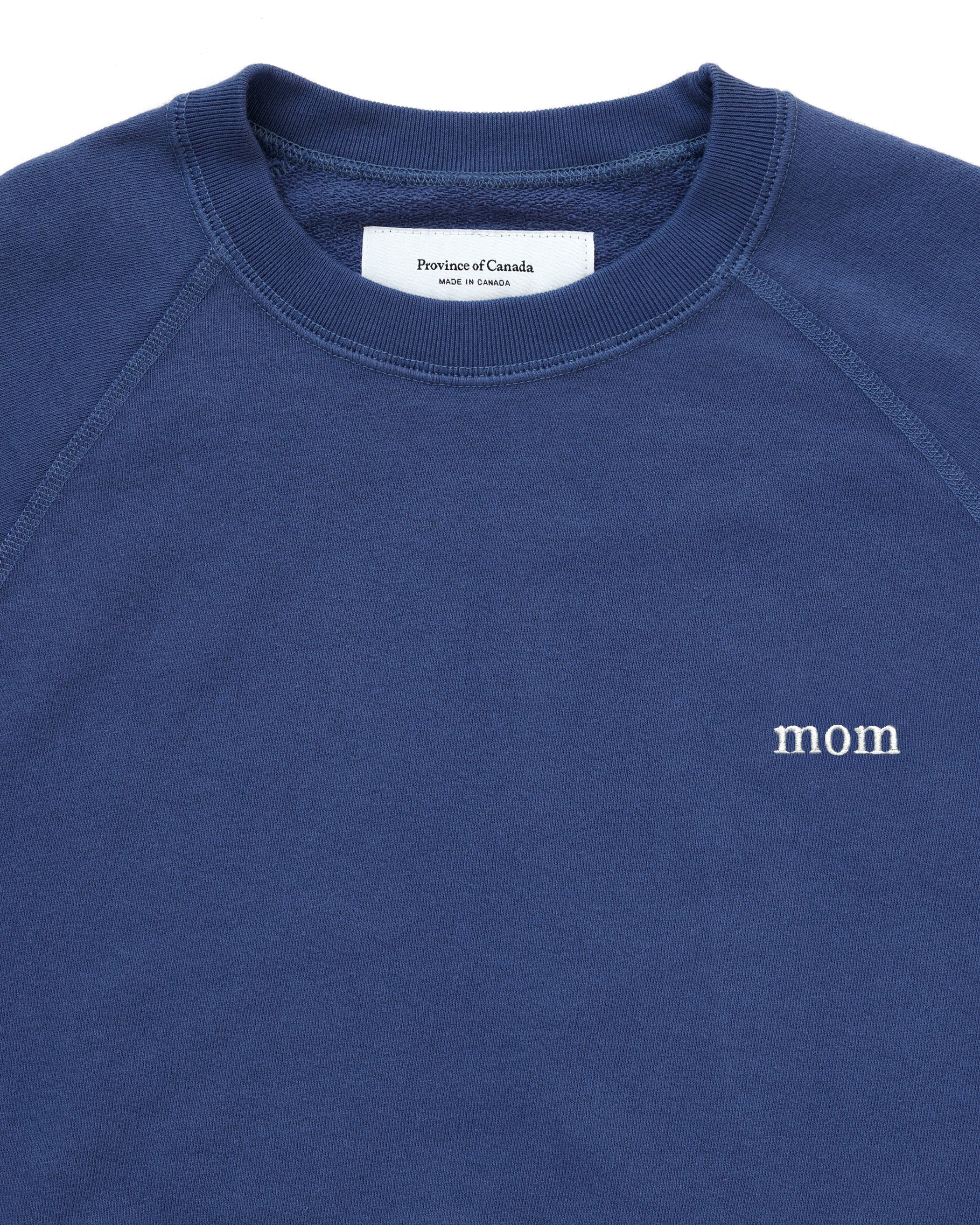 Mom Sweatshirt French Blue - Unisex – Province of Canada
