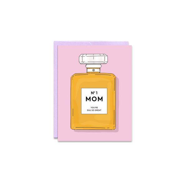 Mom Perfume Mother's Day Greeting Card - Made in Canada - Province of Canada
