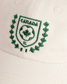 Made in Canada 100% Cotton Natural Forest Crest Baseball Hat - Province of Canada