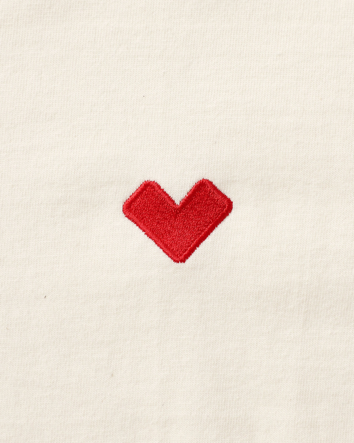 Made in Canada Organic Cotton Heart Tee Natural - Unisex - Province of Canada