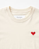 Made in Canada Organic Cotton Heart Tee Natural - Unisex - Province of Canada