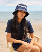 100% Cotton Made in Canada Wordmark Bucket Hat Navy - Province of Canada