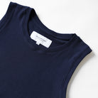 Made in Canada Organic Cotton Tuesday Tank Crop Top Navy - Province of Canada