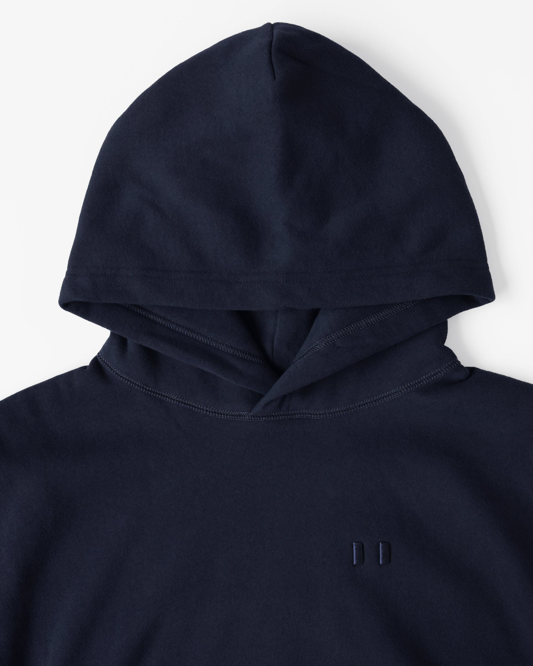 Flag Fleece Hoodie Navy - Unisex