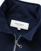 Made in Canada Lake Ontario Half Zip Fleece Sweatshirt Sweater Navy - Unisex