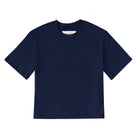 Monday Crop Top Tee Navy - Made in Canada - Province of Canada