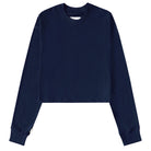 Province of Canada - Monday Long Sleeve Crop Top Navy - Made in Canada