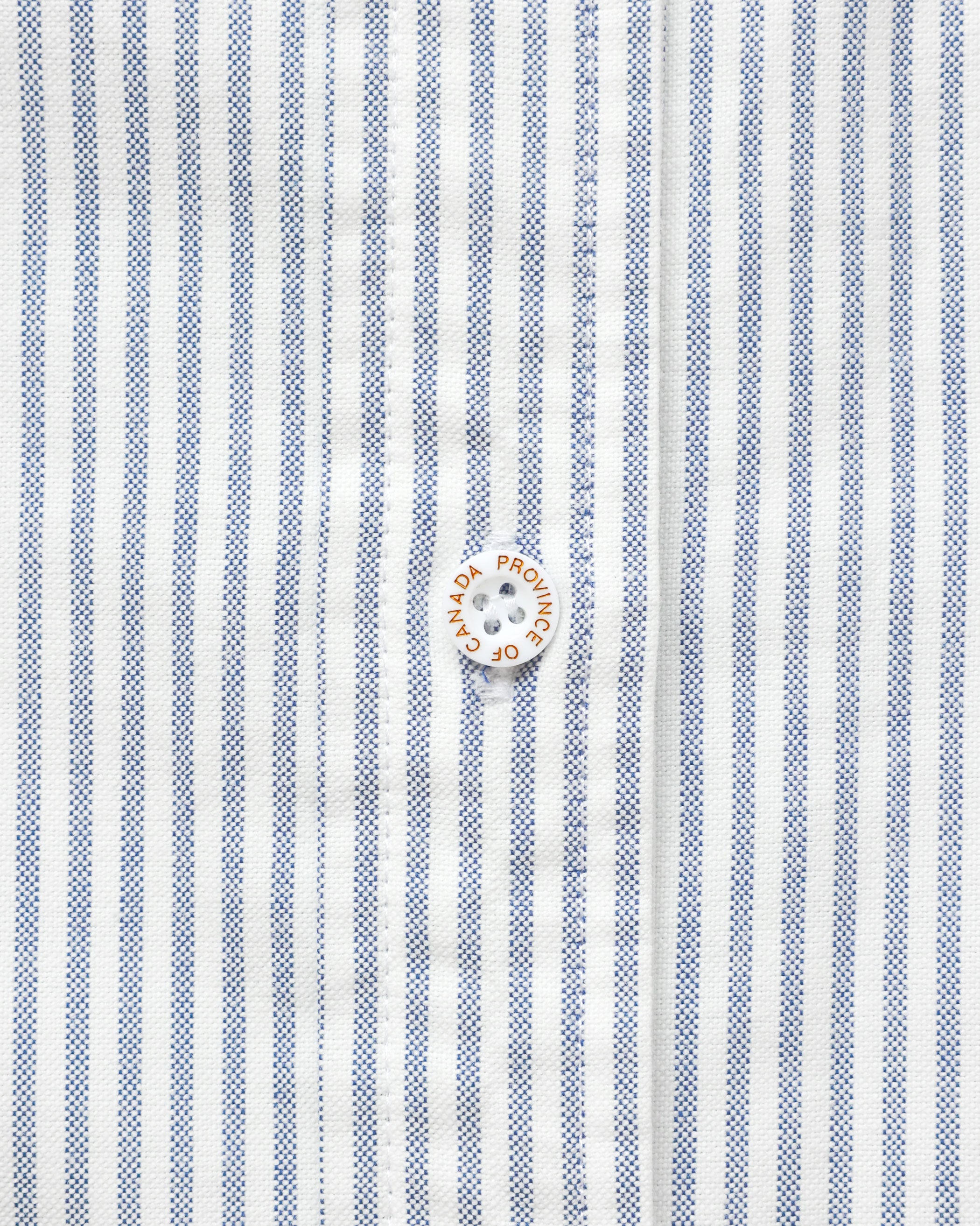 Oxford Stripe Button Down Shirt - Made in Canada - Province