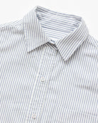 Made in Canada 100% Cotton Oxford Stripe Dress Navy - Province of Canada