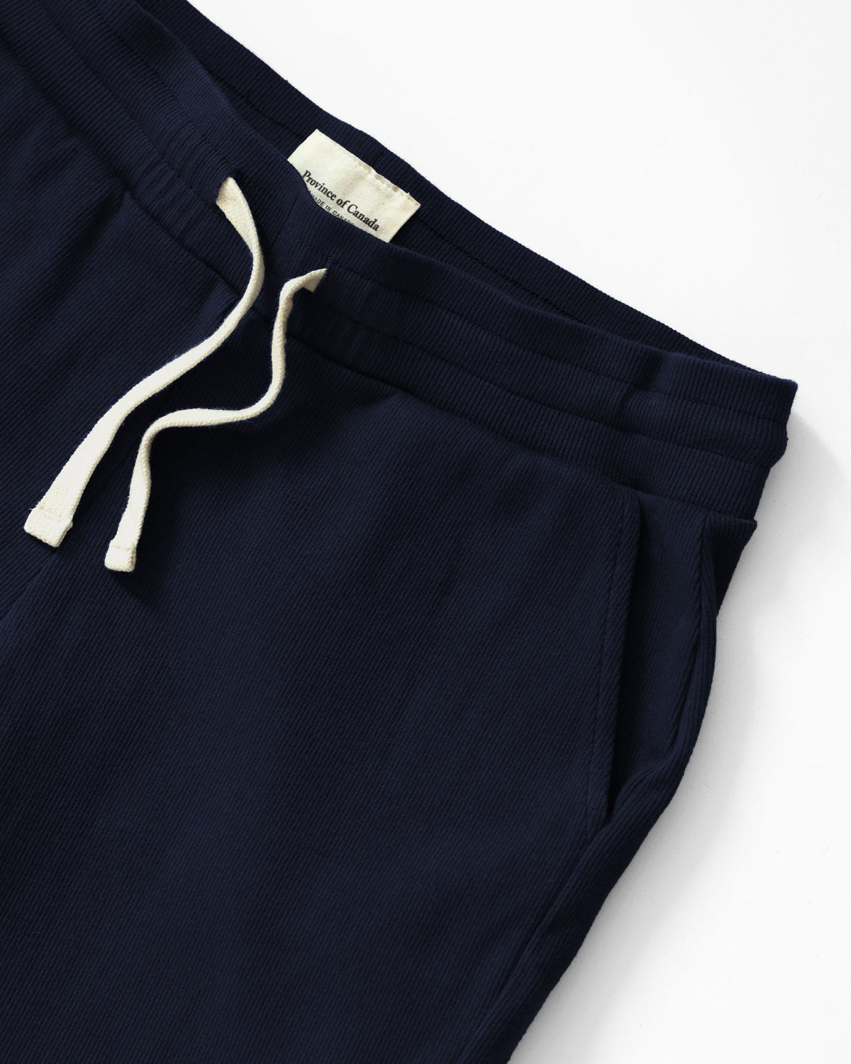 Made in Canada - Almost Pyjama Rib Pant Navy - Unisex - Province of Canada 