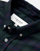 Made in Canada 100% Cotton Navy Plaid Flannel Shirt Navy Green Red - Unisex - Province of Canada