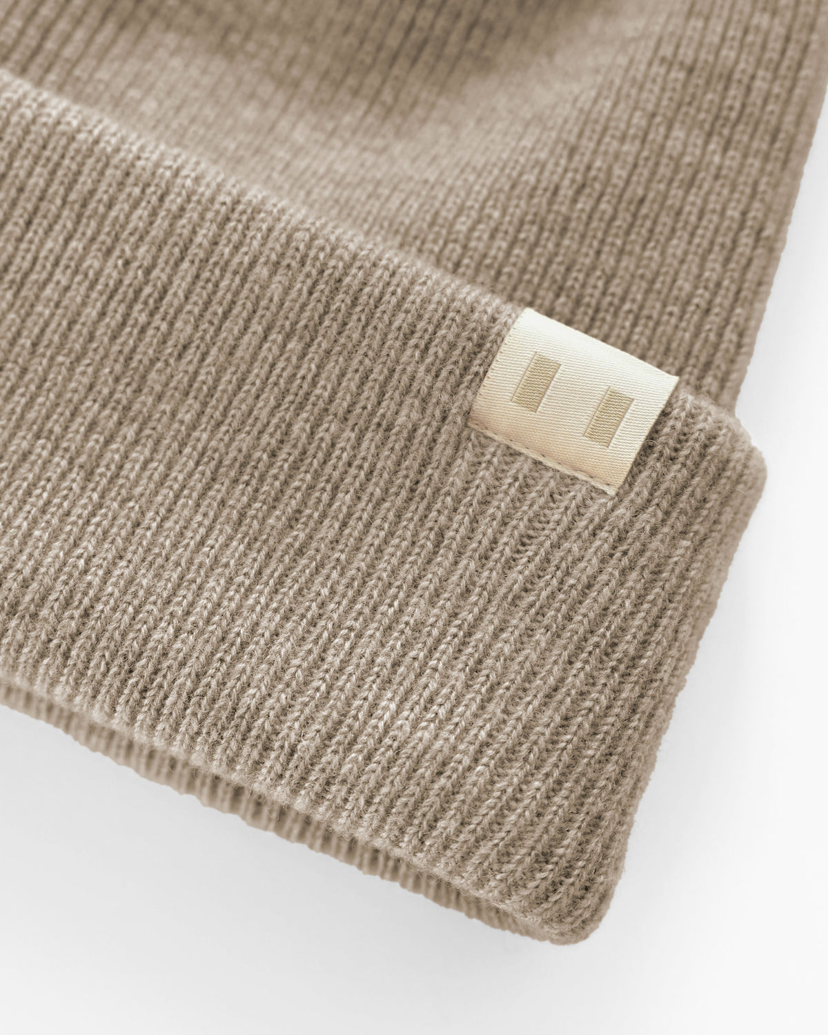Made in Canada - Cashmere Wool Rib Toque Oatmeal - Province of Canada