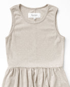 Made in Canada 100% Cotton Tank Dress Oatmeal Beige - Province of Canada