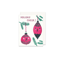 Ornaments Holiday Cheer Greeting Card - Made in Canada - Province of Canada