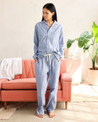 Made in Canada Pyjama Pant Blue Stripe - Unisex - Province of Canada