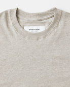 100% Cotton Made in Canada Monday Long Sleeve Crop Top Oatmeal - Province of Canada