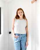 Made in Canada Tuesday Tank Crop Top Cloud - Province of Canada