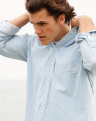 Made in Canada 100% Cotton Light Wash Denim Shirt Unisex - Province of Canada