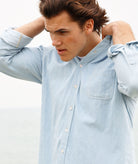 Made in Canada 100% Cotton Light Wash Denim Shirt Unisex - Province of Canada