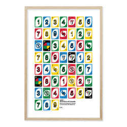 UNO Deck Diagram Print - Province of Canada - Made in Canada