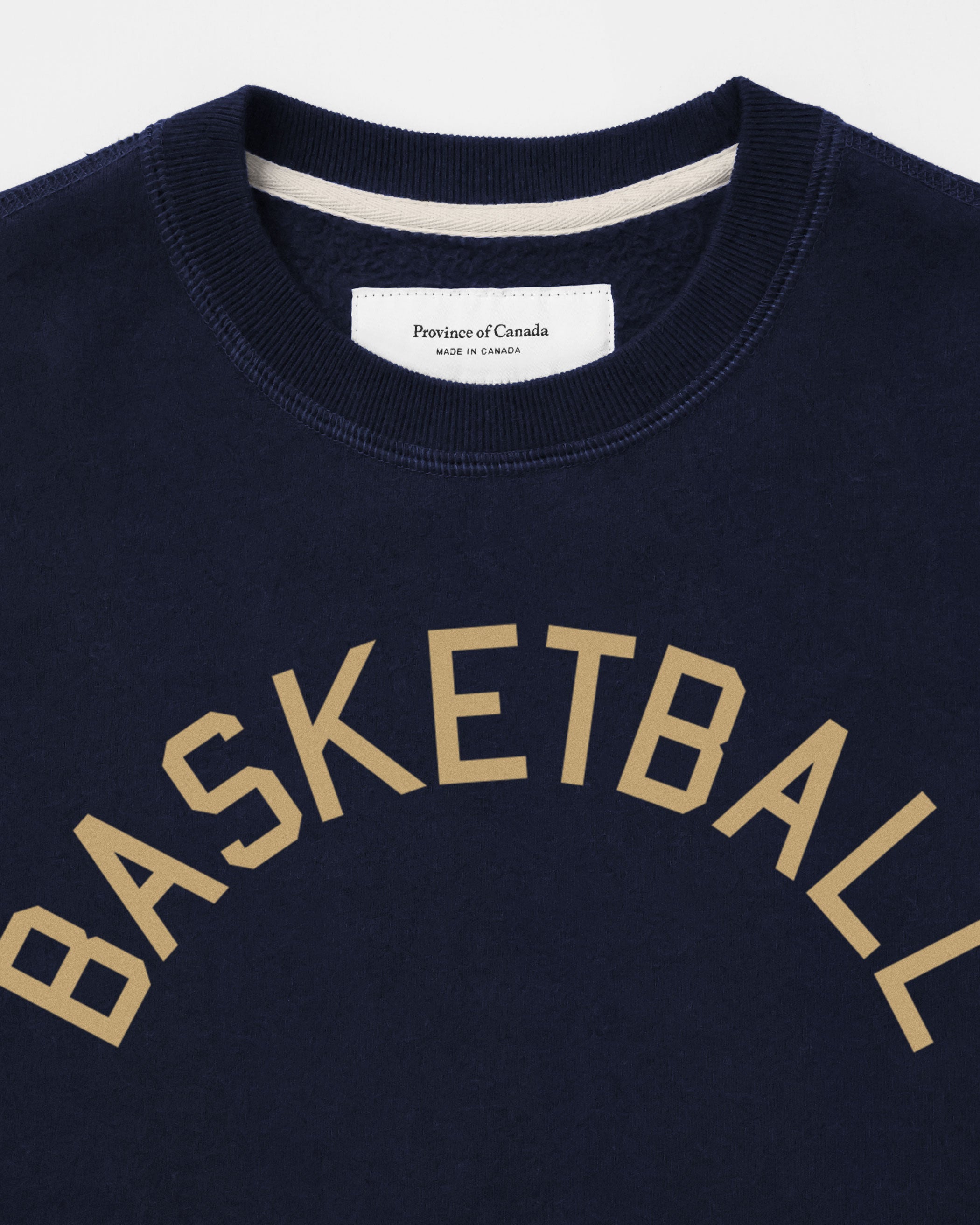 Made in Canada Basketball is Canadian Fleece Sweatshirt Navy - Unisex - Province of Canada