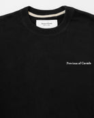 Made in Canada 100% Cotton French Terry Long Sweatshirt Tunic Black - Province of Canada