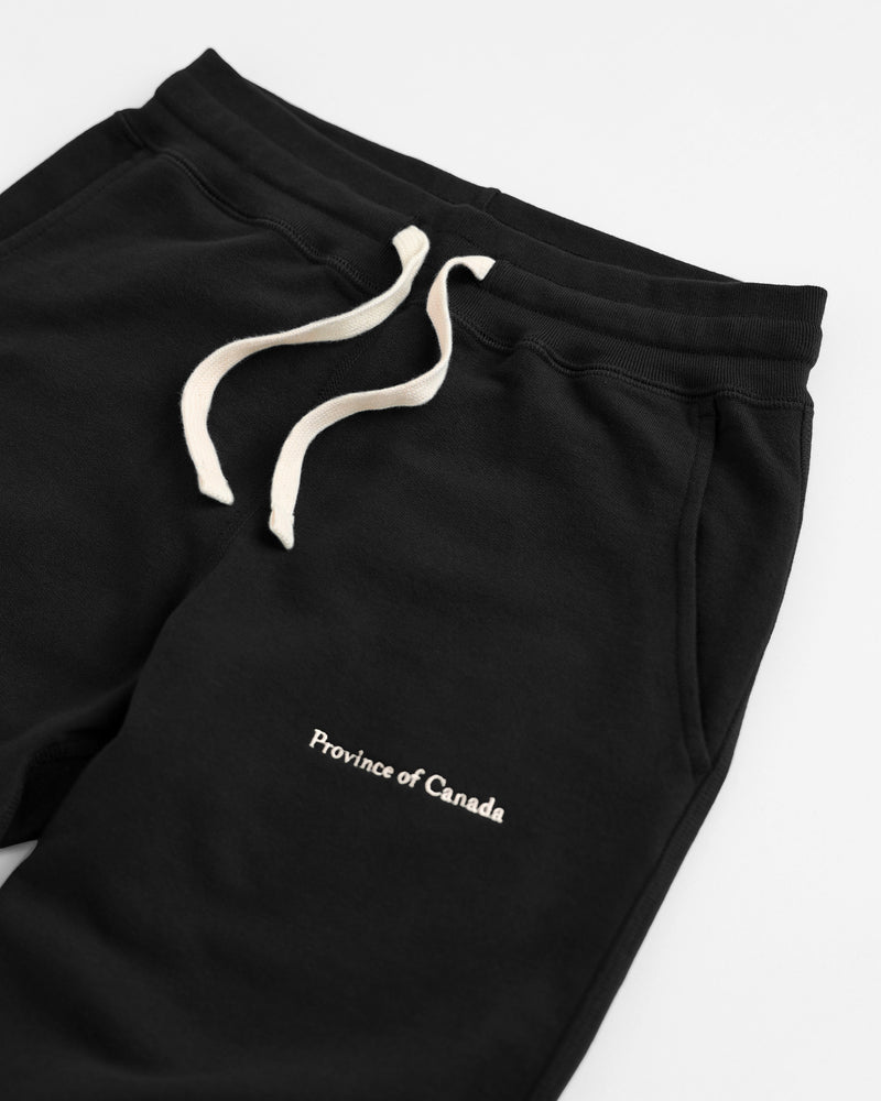 French Terry Sweatpant Black - Unisex