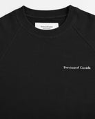 French Terry Sweater Black - Unisex - Province of Canada