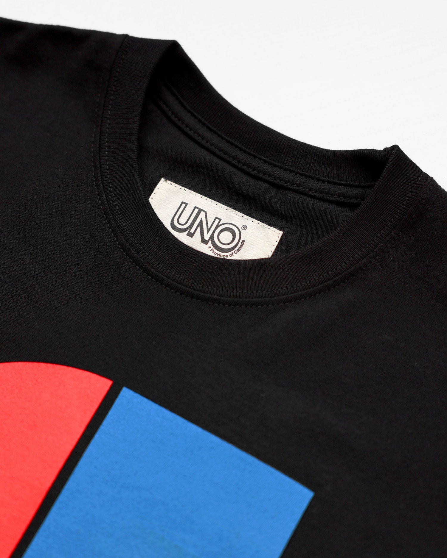 UNO Wild Card Long Sleeve Tee Black Unisex - Made in Canada - Province of Canada