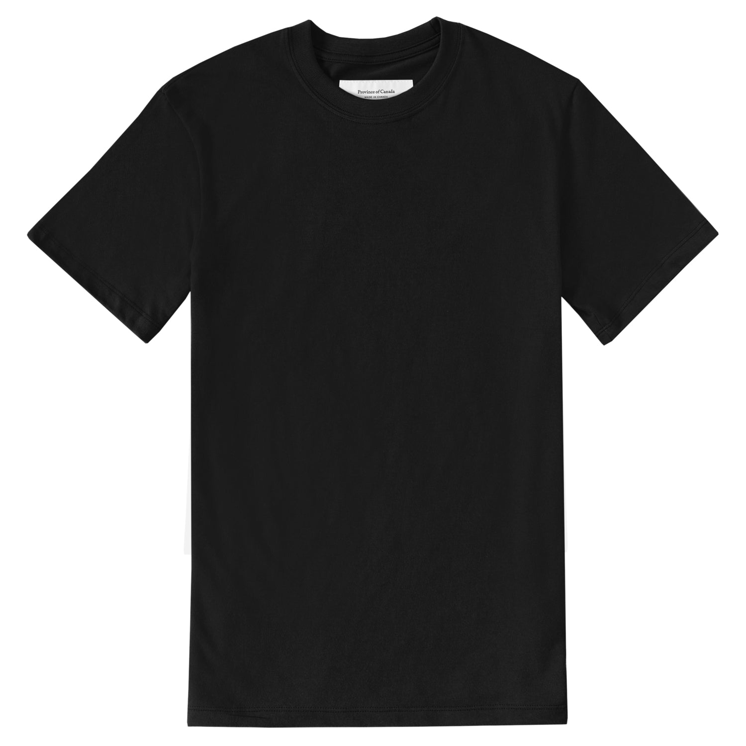 Monday Tee Black - Unisex - Made in Canada - Province of Canada