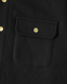 Made in Canada 100% Cotton Reverse Fleece Jacket Black Unisex - Province of Canada