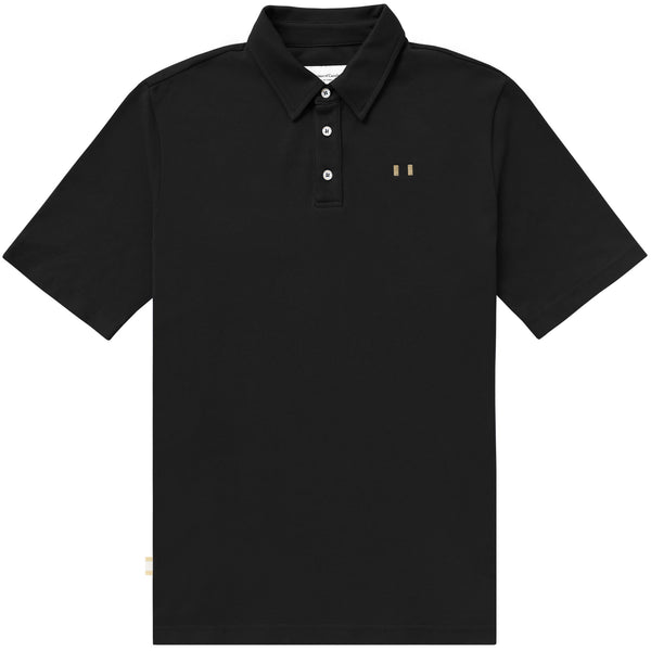 Made in Canada Flag Polo Shirt Black - Unisex - Province of Canada