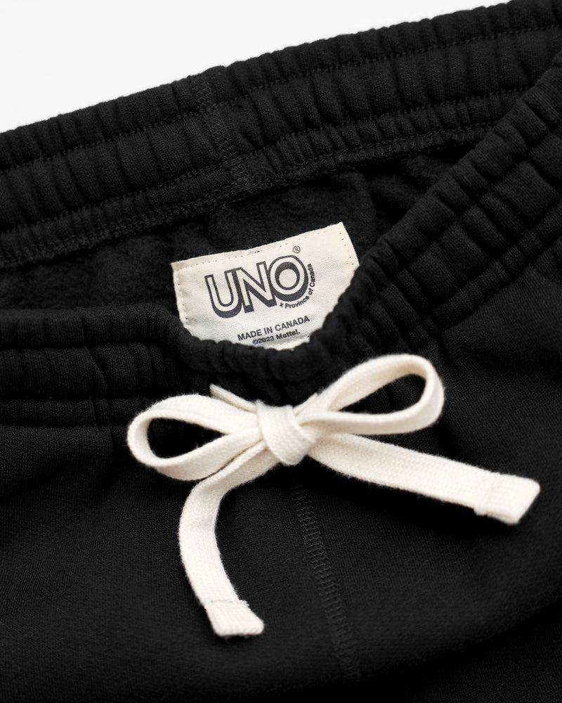 Uno Fleece Sweatpants Black - Made in Canada - Province of Canada