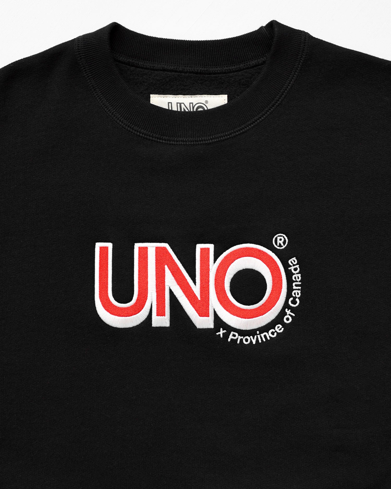 Uno Fleece Sweatshirt Black - Made in Canada - Province of Canada