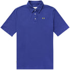 Made in Canada Flag Polo Shirt Royal Unisex - Province of Canada