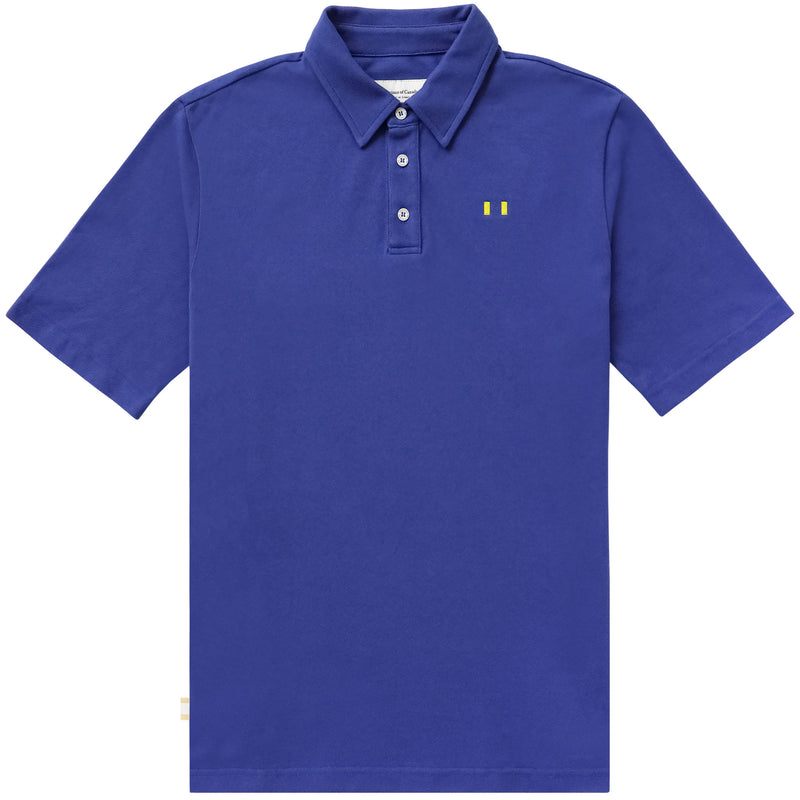 Made in Canada Flag Polo Shirt Royal Unisex - Province of Canada