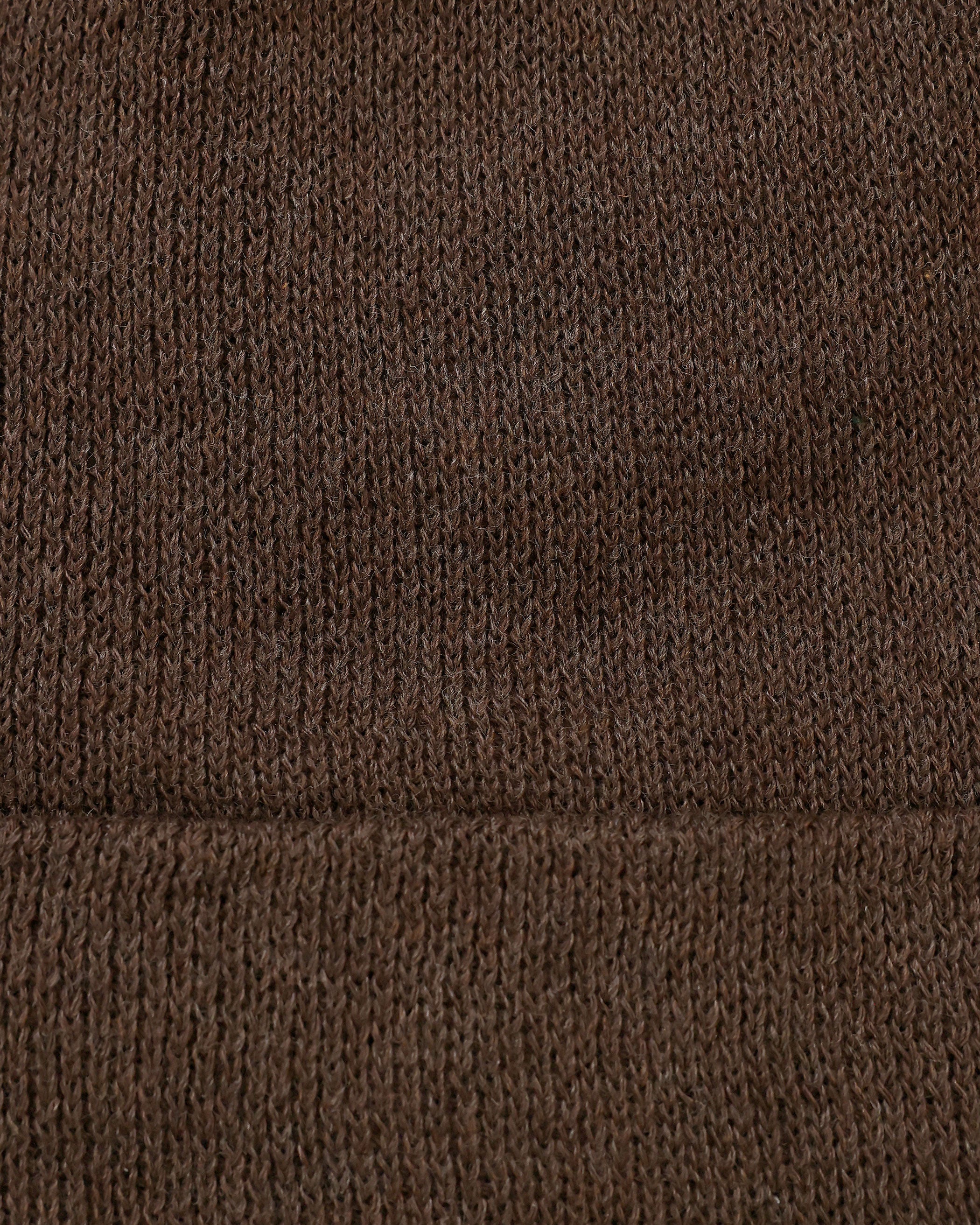 Made in Canada Fine Ribbed Cotton Toque Brown - Province of Canada