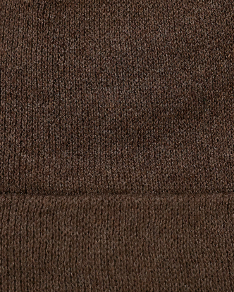 Made in Canada Fine Ribbed Cotton Toque Brown - Province of Canada