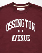 Made in Canada Ossington Fleece Sweatshirt Burgundy - Unisex - Province of Canada