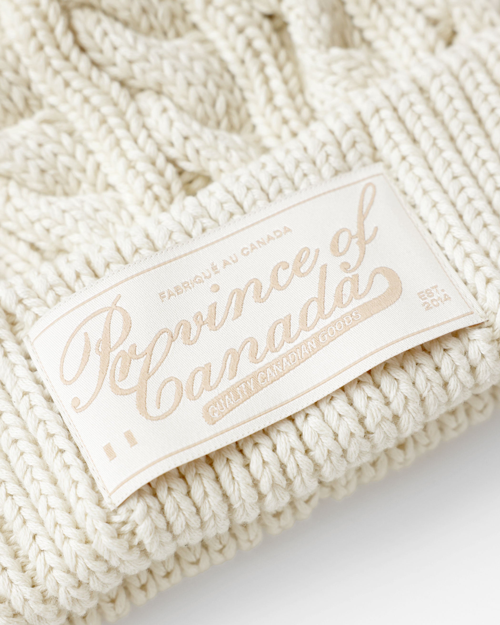 Made in Canada Cable Knit Toque - Province of Canada