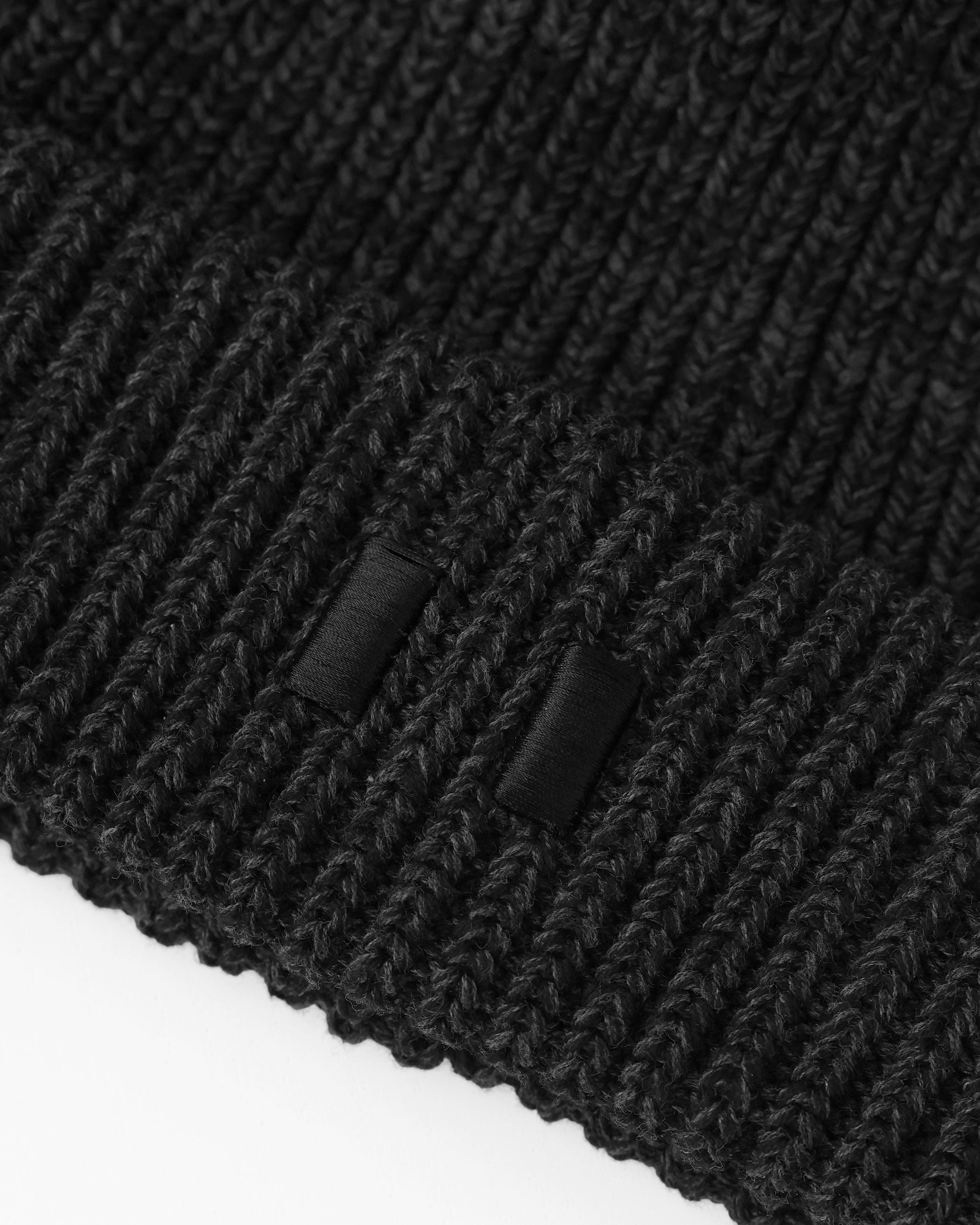 Made in Canada 100% Cotton Flag Cotton Knit Toque Heather Black - Province of Canada 