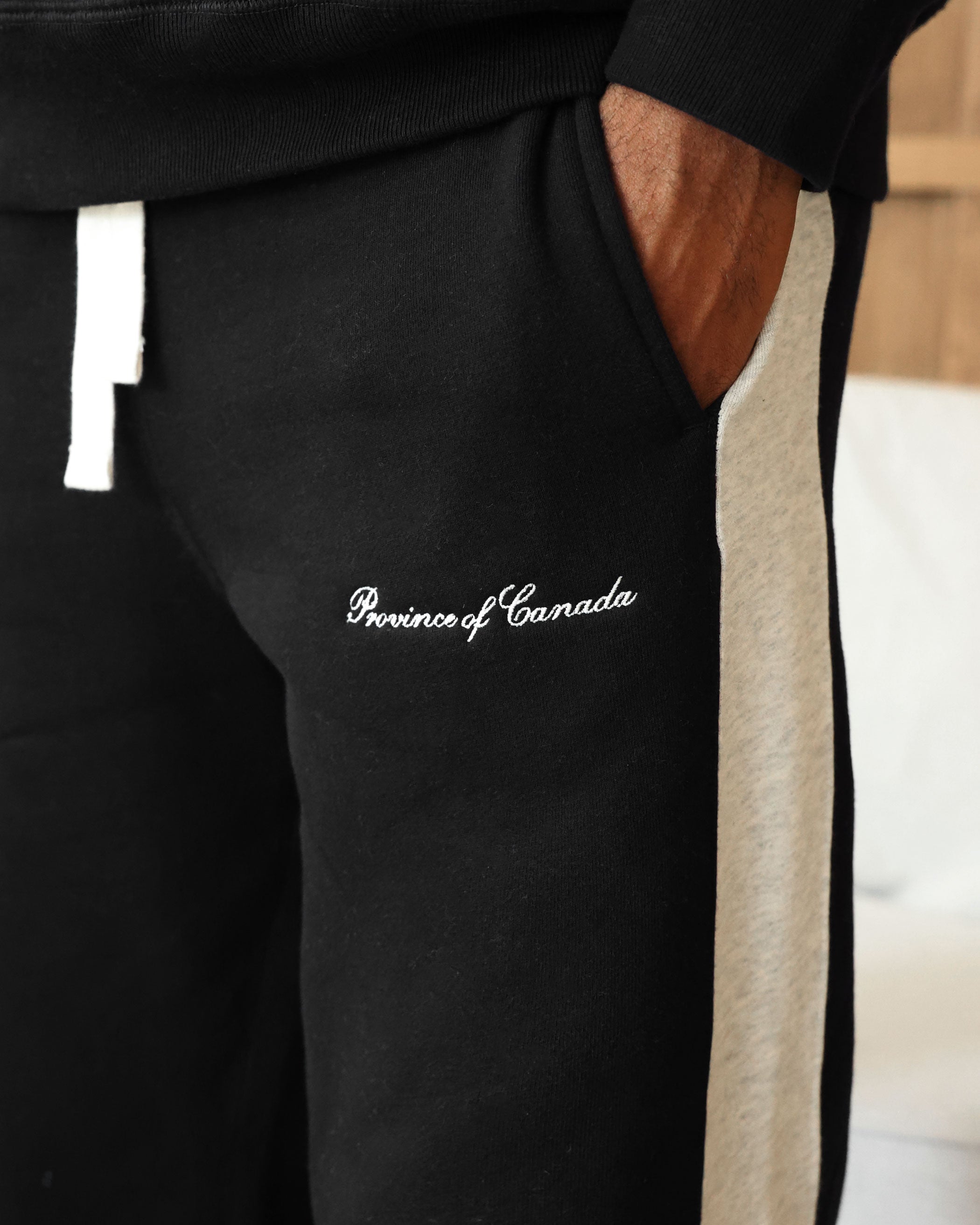 Made in Canada Club Fleece Sweatpant Black - Unisex - Province of Canada