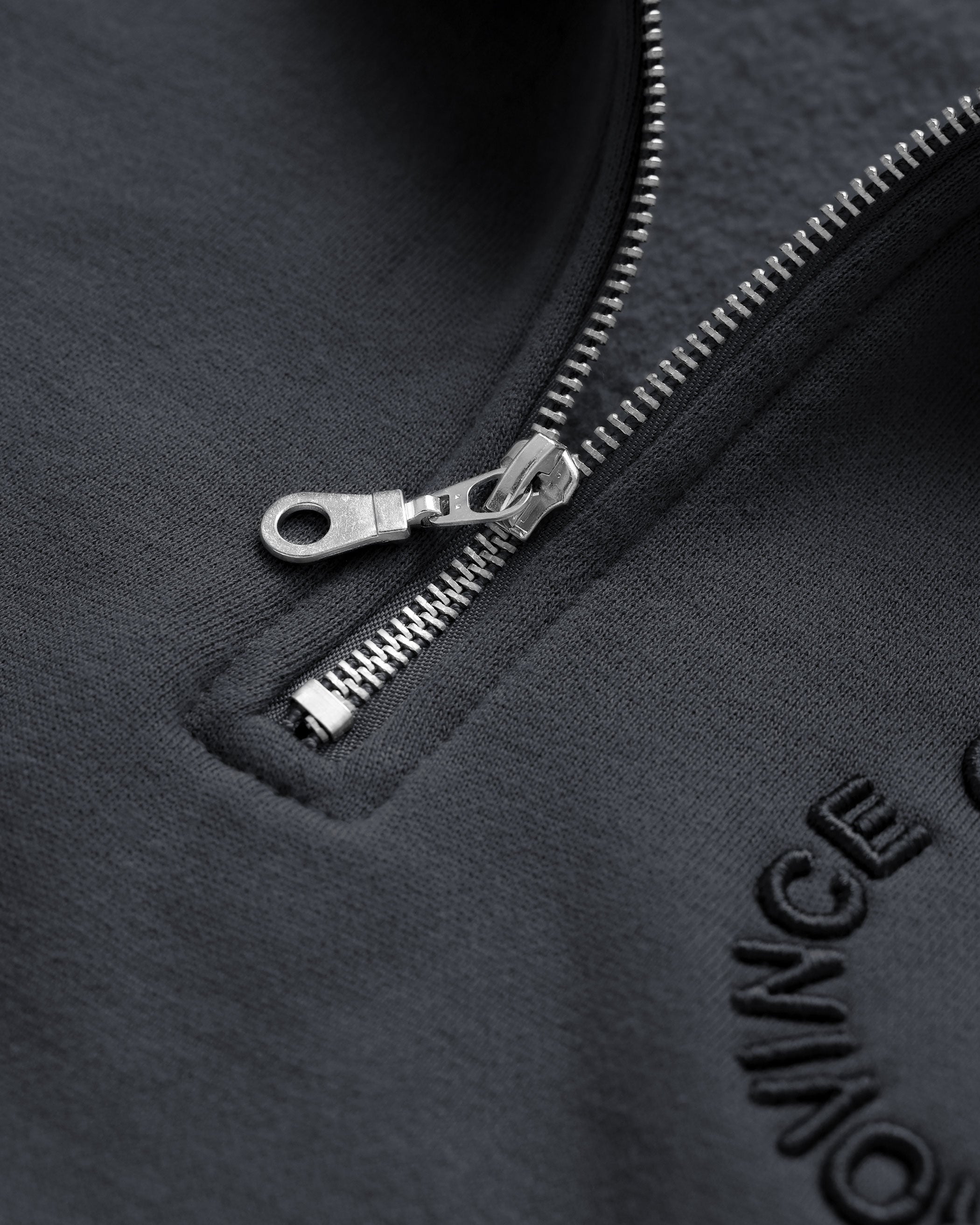 Half Zip Fleece Sweatshirt Coal - Unisex – Province of Canada